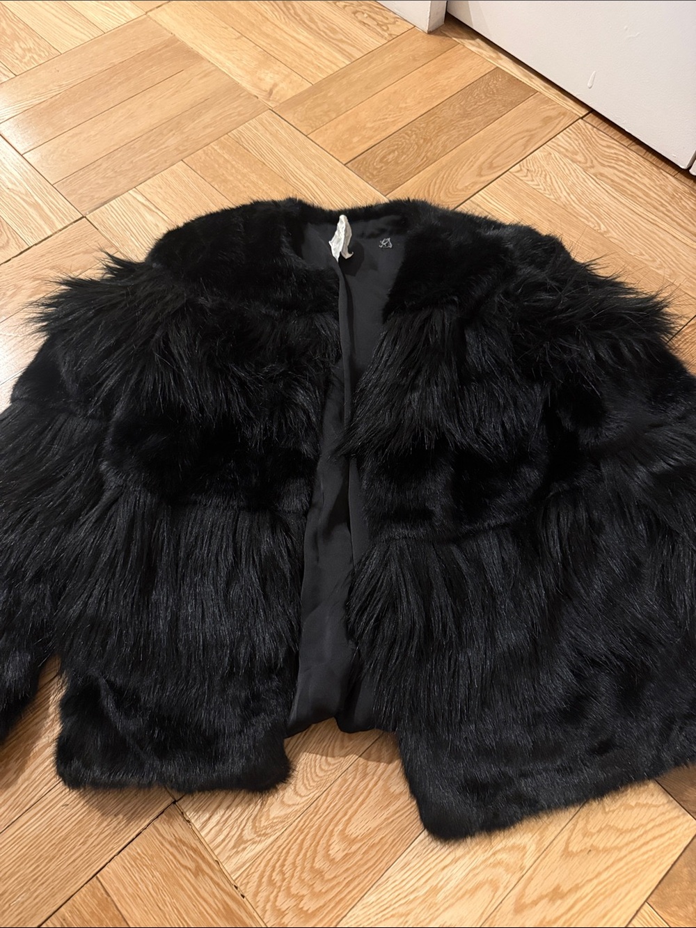 Zara fur coat